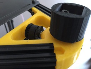 mini kossel quadro extremidades Impressora 3d acessórios 3d print model - Mito3D