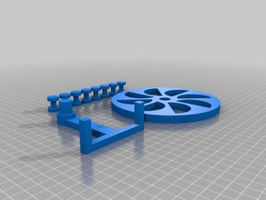 meine angepasste perpetual motion Rad interaktive Kunst kundengebundene 3d print model - Mito3D
