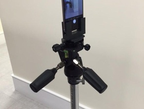 el iphone 6 plus soporte vertical de montaje teléfono móvil la cámara monte panorama vr pa 3d print model - Mito3D