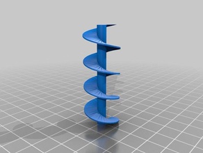 my customized auger playground parts 3d print model - Mito3D