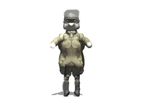 ned kelly 2 versão fixa pessoas austrália australiano o guarda-florestal criminal salteador robin hood 3d print model - Mito3D