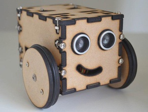 poppet robotics cute diy kit robot small stem 3d print model - Mito3D