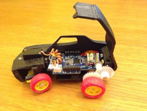 3dracers - muscolare rc auto giocattolo gadget gioco modello robot scienza il vapore staminali 3d print model - Mito3D