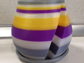 rotating cup mix food & drink challenge countertopchallenge dish mug holder rmwd rotation spinning stir stirrer swirl 3d print model - Mito3D