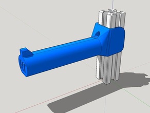spool-Halter 2020 extrusion 3d-Drucker Teile folgertech kossel rtideas 3d print model - Mito3D