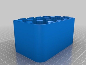 12 delik alt v2 kaplar özelleştirilmiş 3d print model - Mito3D