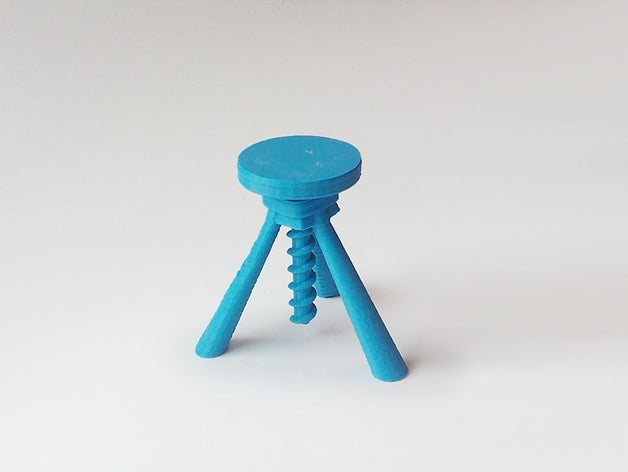 tabouret modèle de meubles président poupée le mobilier 3D print model - Mito3D