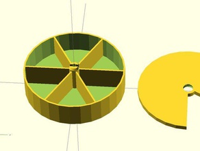 customizable parametric round box other case container customizer featured household openscad 3d print model - Mito3D