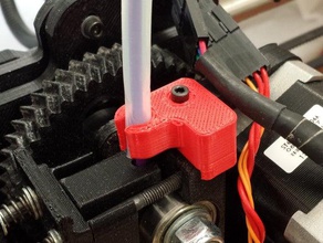 taz filament guide tube zurückhält 3d Drucker Zubehör filament-tube-clip holder lulzbot 3d print model - Mito3D