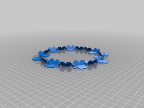 große St patrick ' s day Kette Schmuck kundengebundene 3d print model - Mito3D