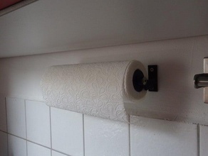 kitchen towel holder household supplies countertopchallenge paper 3d print model - Mito3D