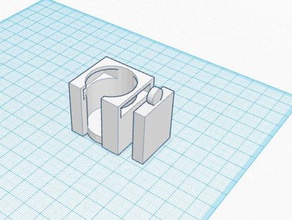 coin storage latch coins & badges holder 3d print model - Mito3D