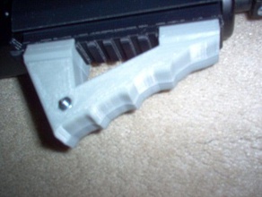 angle rail poignée sport et loisirs airsoft en crosse grip pestait 3d print model - Mito3D