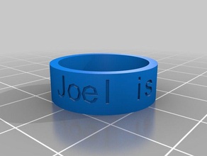 joel pro rings customized 3d print model - Mito3D