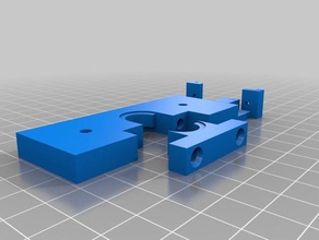 piastra di j-testa + il supporto del servo Stampante 3d accessori titolare 3d print model - Mito3D