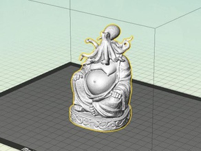 cthulubuddha personnes le bouddha cathulu 3d print model - Mito3D