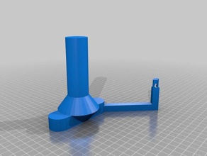 spool holder +rod support +hole enlargement 3d printer accessories customized 3d print model - Mito3D
