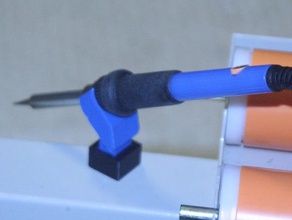 saldatore supporto magnetico base di appoggio l'elettronica 3d print model - Mito3D