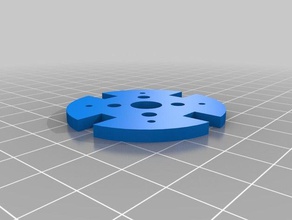 personnalisable circulaire support moteur physique et l'astronomie personnalisables personnalisé customizer openscad su-34 3d print model - Mito3D