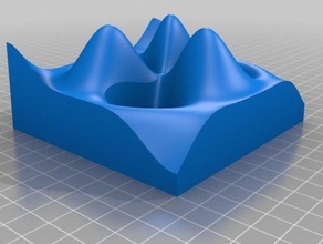 surf2solidpy outros 3d educação experimento funções matemática paramétrico plot2print 3d print model - Mito3D