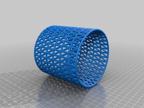 triangle pattern revised engineering 3d print model - Mito3D