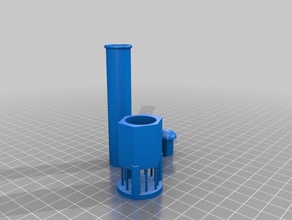tubo de ensaio + suporte bloqueio diy 3d print model - Mito3D