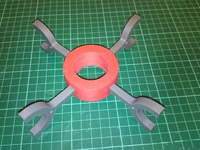 material sample spool 3d printer accessories filament holder 3d print model - Mito3D