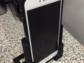 iphone 6+ 6 cd tepsisine yerleştirin cep telefonu araba tutucu plus monte edin 3d print model - Mito3D