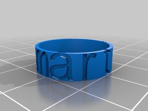 anello inteligente art anéis personalizado 3d print model - Mito3D