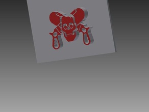 Team Fortress 2 medic logo işaretler ve logolar 3d logosu buhar team fortress sırasında 3d print model - Mito3D