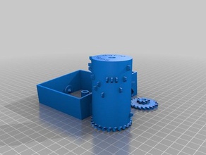 super mario theme parametric music box mechanical toys customized 3d print model - Mito3D