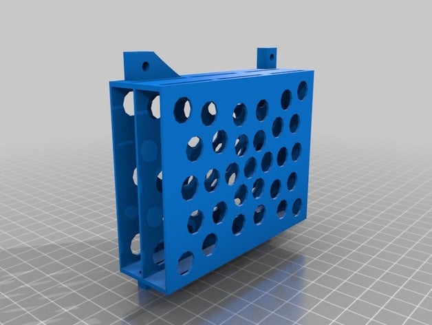 2x hdd caddy computer hard drive enclosure mount mame 3D print model - Mito3D