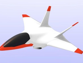 fighter jet vehicles aeroplane air 3d print model - Mito3D