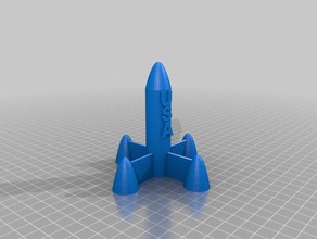 usa rocket 3d printing 3d print model - Mito3D