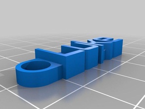 luke-tag organization customized 3d print model - Mito3D