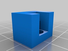 my customized square rod tubing wall bracket organization 3d print model - Mito3D