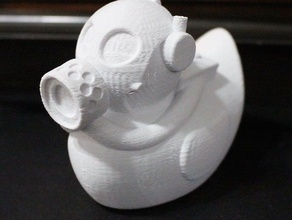 máscara de gás pato brinquedos & games 3dprinteros engenharia flutuante divertido crianças obra-prima 3d print model - Mito3D