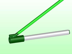 ventilador superior crayola caneta de feltro ferramentas arte palha 3d print model - Mito3D