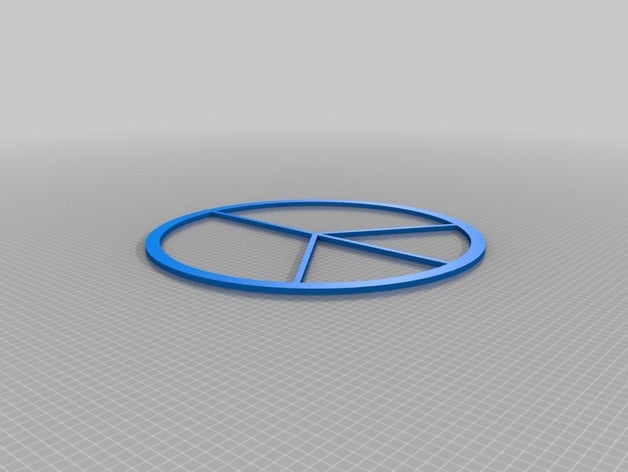 peace pendant signs & logos customized 3D print model - Mito3D