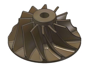 a roda do compressor fd3-64 diy 3d print model - Mito3D