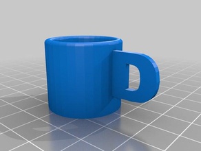 Becher 3d-drucken Kaffee Schreibtisch Küche - Tassen shop 3d print model - Mito3D