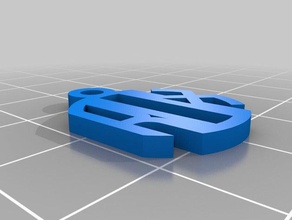 rox dogtag Schmuck kundengebundene 3d print model - Mito3D