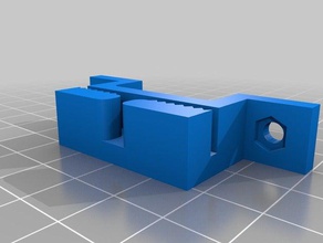 i3 y-beltholder 45mm bolt-spacing 3d printer parts prusa 3d print model - Mito3D
