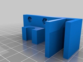 i3 z tope terminal - marco de madera contrachapada Impresora 3d las piezas prusa 3d print model - Mito3D