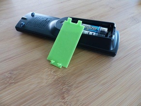 panasonic s33 dvd remote battery cap replacement parts 3d print model - Mito3D