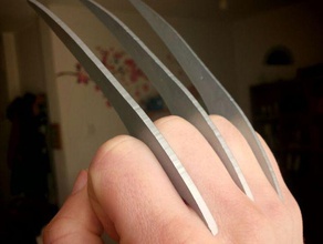wolverine laser cut claws costume haloween purim 3d print model - Mito3D