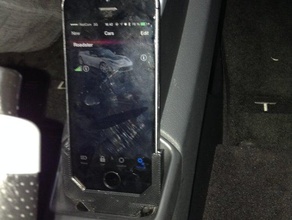 tesla roadster 2x iphone 5 suporte de placa diy 3d print model - Mito3D