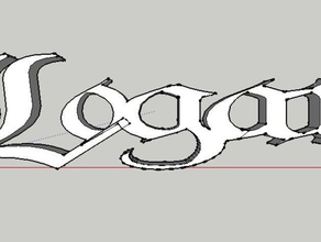 name logan signs & logos desk desktop ofice placeholder 3d print model - Mito3D