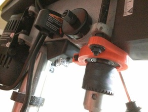 ryboi dp103l drill press depth bracket replacement parts 3d print model - Mito3D