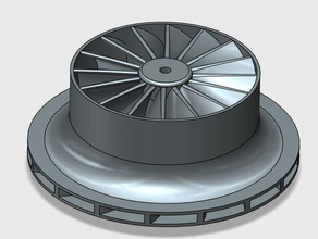 impeller centrifugal compressor diy tanyaakinora 3d print model - Mito3D